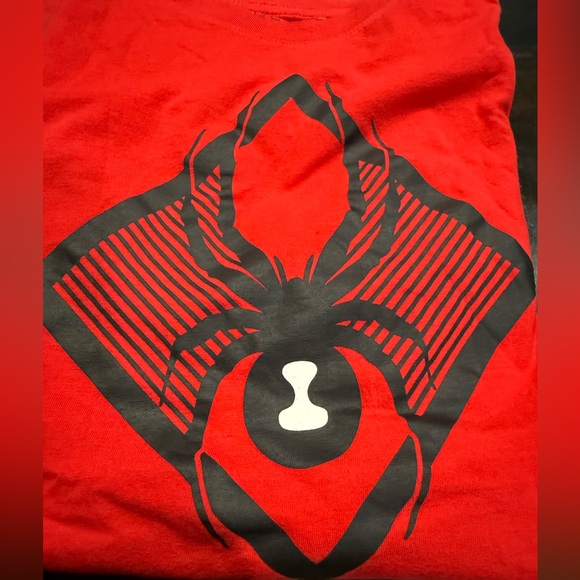 2-Piece Bundle Spyder Red and Blue Spider Graphic Tees Size S - Picture 7 of 8